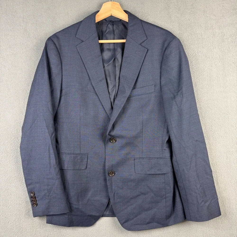 Bonobos Jetsetter Wool Blazer Athletic Fit Blue 36R 24344-BNF32